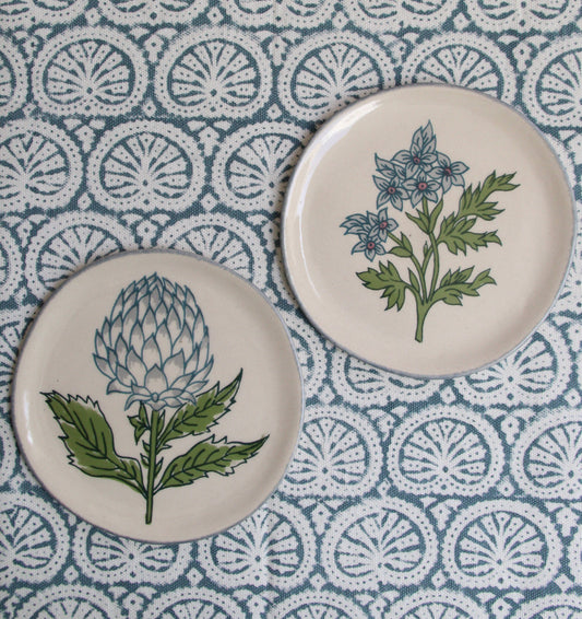 Set of 4 Mini Handmade Plates