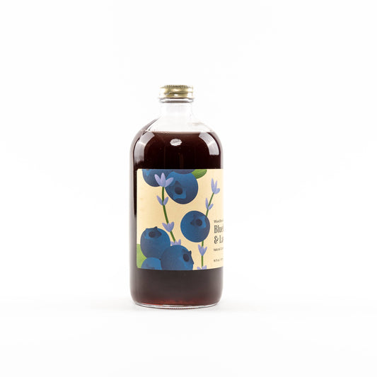 Blueberry and Lavender Cocktail and Mocktail Mixer