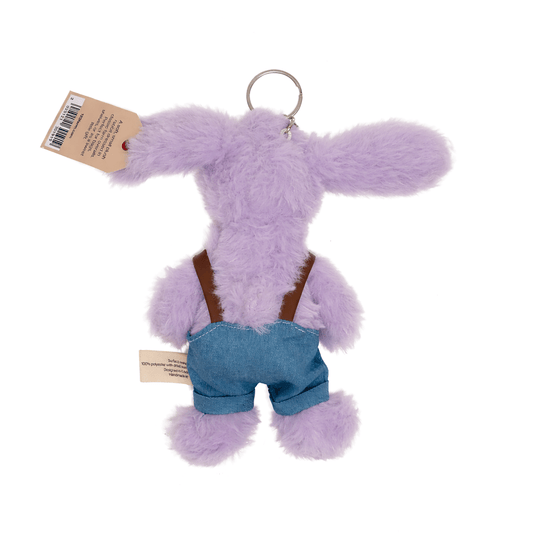 Mini Farm Lavender Bunny Keychain
