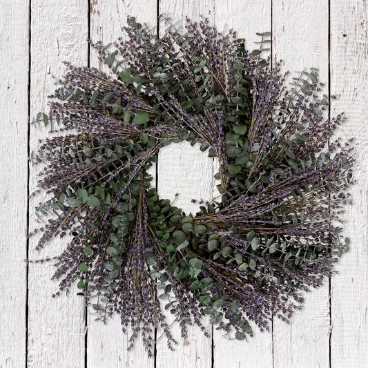 French Lavender & Baby Eucalyptus Wreath
