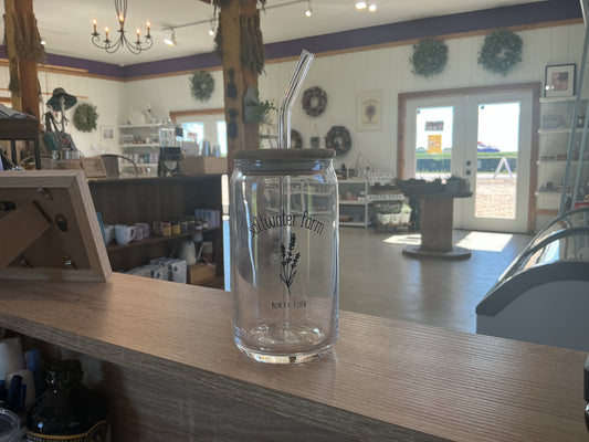 Saltwater farm bamboo/glass cup