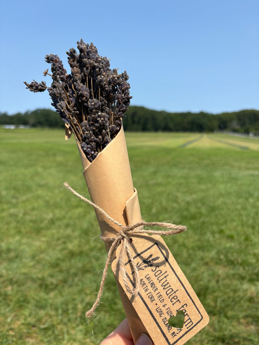 Dried lavender bundle