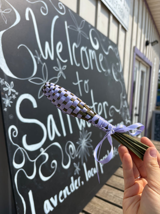 Large handmade lavender wand